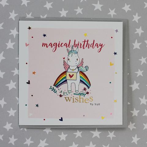 Unicorn Birthday Card - Daisy Park