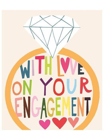 With love on your engagement card - Daisy Park