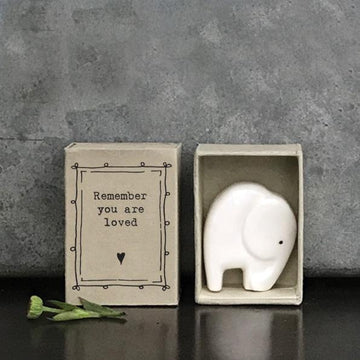 Remember you are loved elephant matchbox - Daisy Park