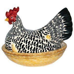 Emma Bridgewater silver hen on nest - Boxed - Daisy Park