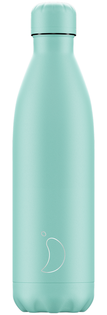 Chilly's Pastel all green 750ml insulated bottle - Daisy Park