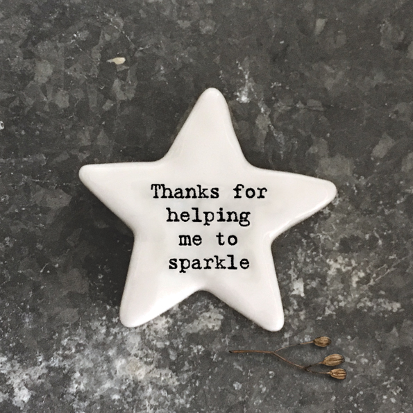 Star Token - Thanks For Helping Me Sparkle - Daisy Park