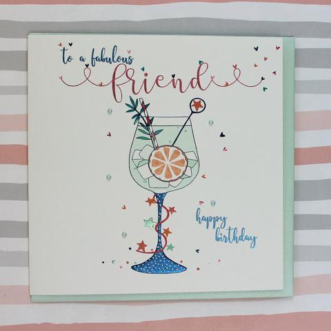 Happy Birthday - Fabulous Friend - Daisy Park