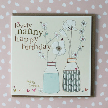 Nanny Birthday card - Daisy Park