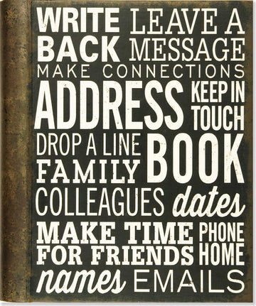 Making connections large address book - Daisy Park