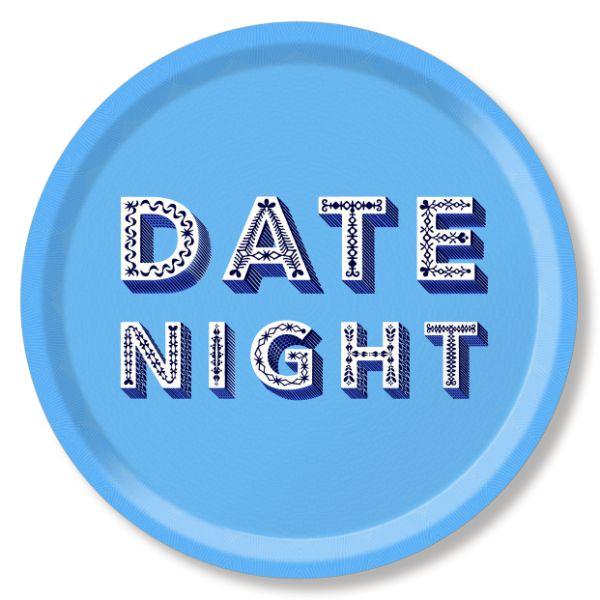 Asta Barrington Date Night 39cm Blue Tray - Daisy Park