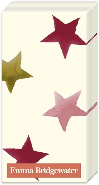 Emma Bridgewater Stargazer lily star pocket tissues - Daisy Park