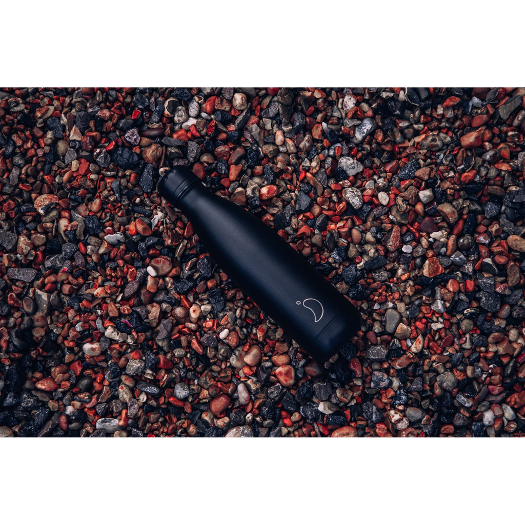 Chilly's Matte All Black 500ml bottle - Daisy Park