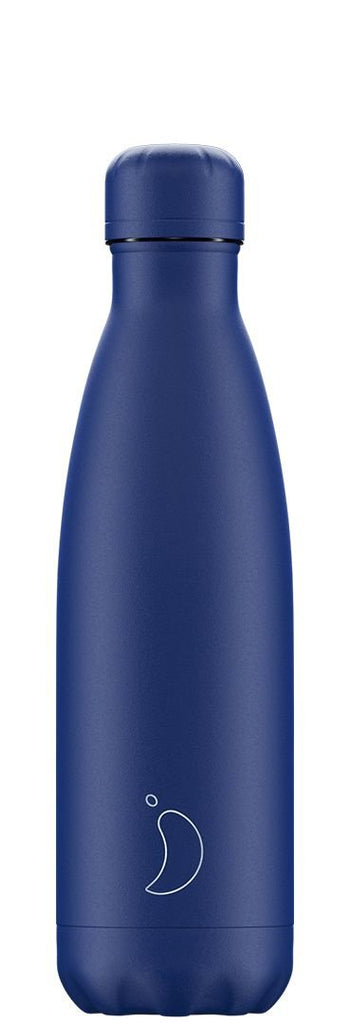 Chilly's Matte all blue 500ml insulated bottle - Daisy Park