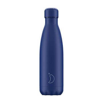 Chilly's Matte all blue 500ml insulated bottle - Daisy Park
