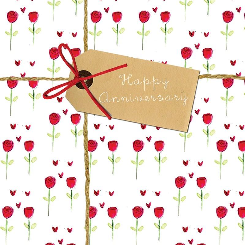 Happy Anniversary roses card - Daisy Park