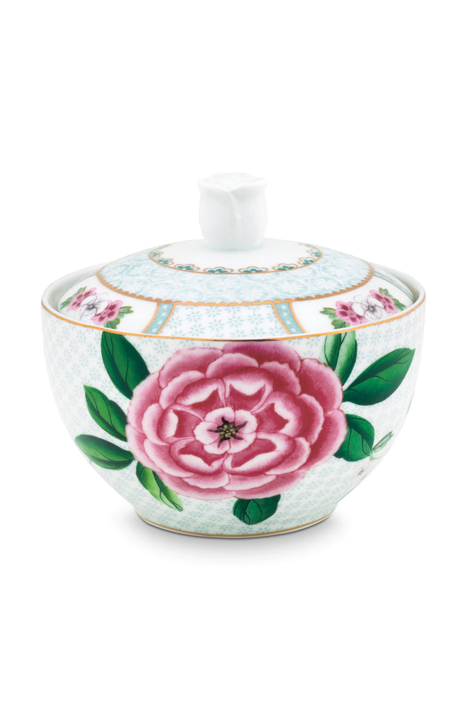 Pip Studio Blushing Birds white sugar bowl - Daisy Park