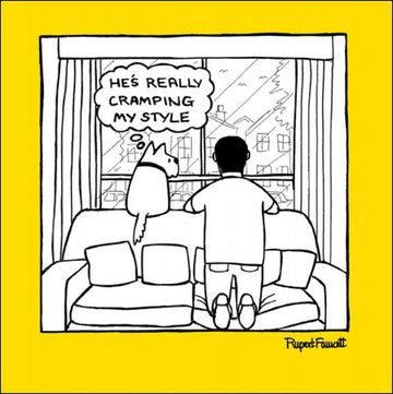 Window watching card - Daisy Park