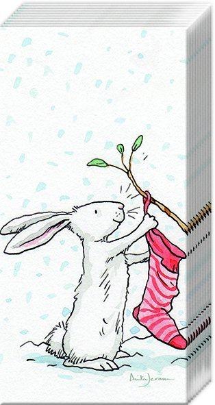 Charming snow rabbits pocket tissues - Daisy Park