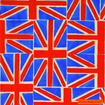 Union Jack paper napkins - Daisy Park