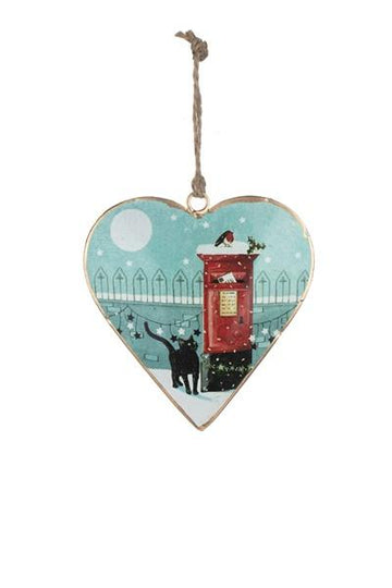 Heart with Cat and Postbox - Daisy Park