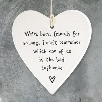 We've been friends for so long porcelain heart - Daisy Park