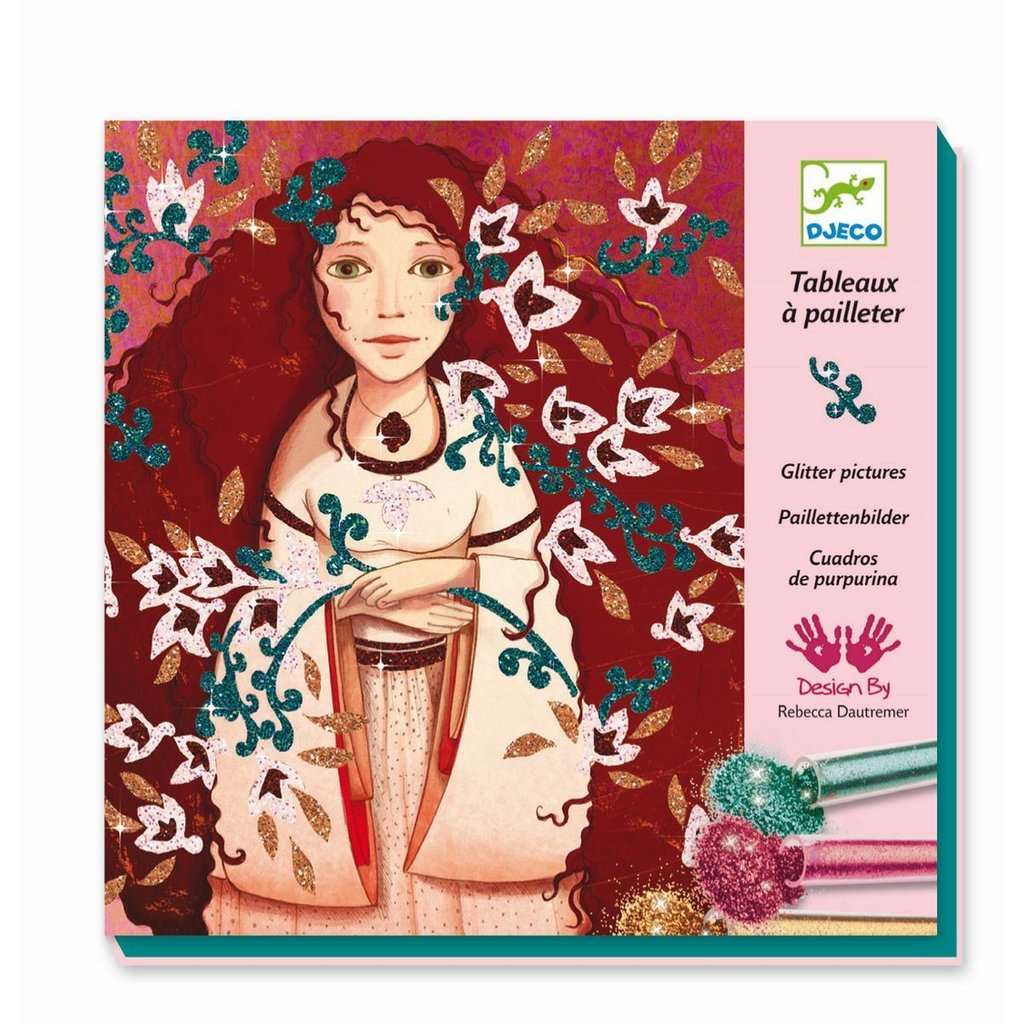 Djeco Gold and Silken Glitter Boards - Daisy Park
