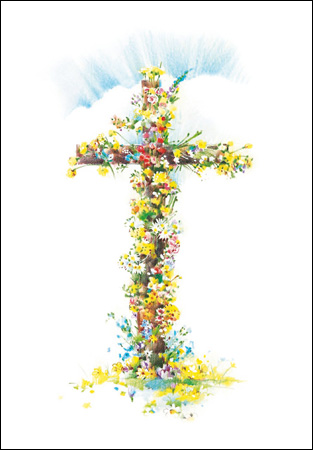 Easter Cross card - Daisy Park