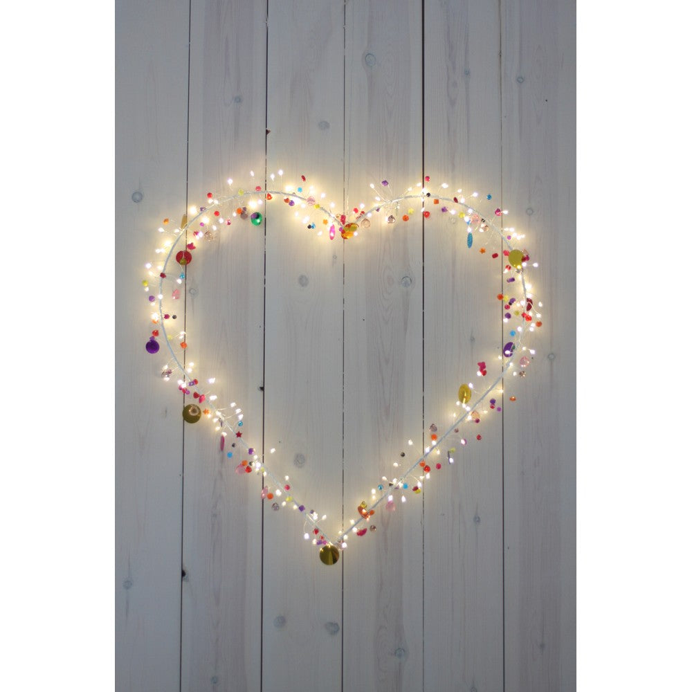 Folklore heart LED 40cm - Daisy Park