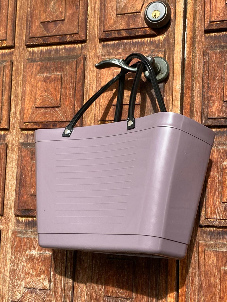 Hinza bag large green plastic - Plum - Daisy Park
