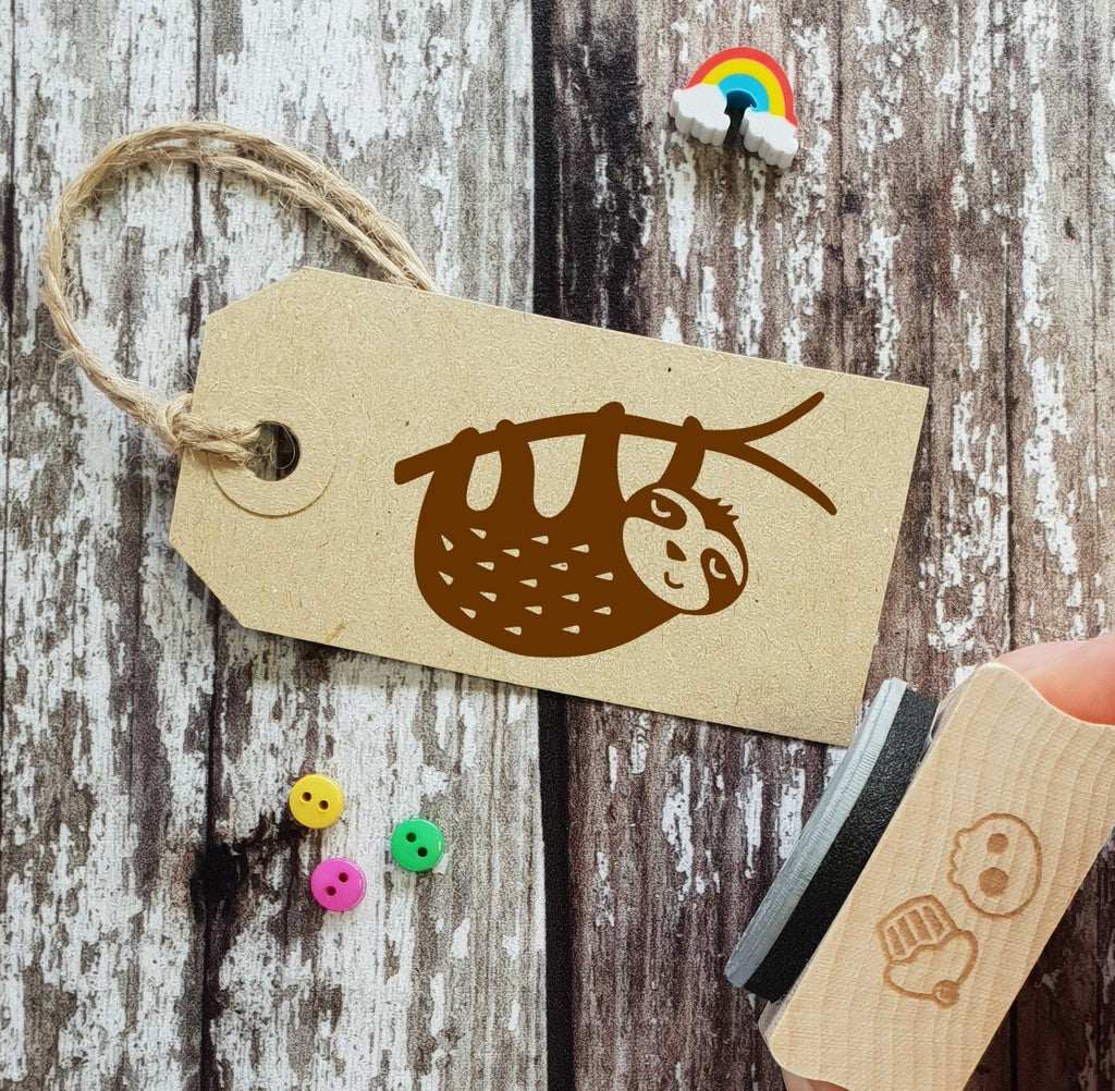 Sloth rubber stamp - Daisy Park