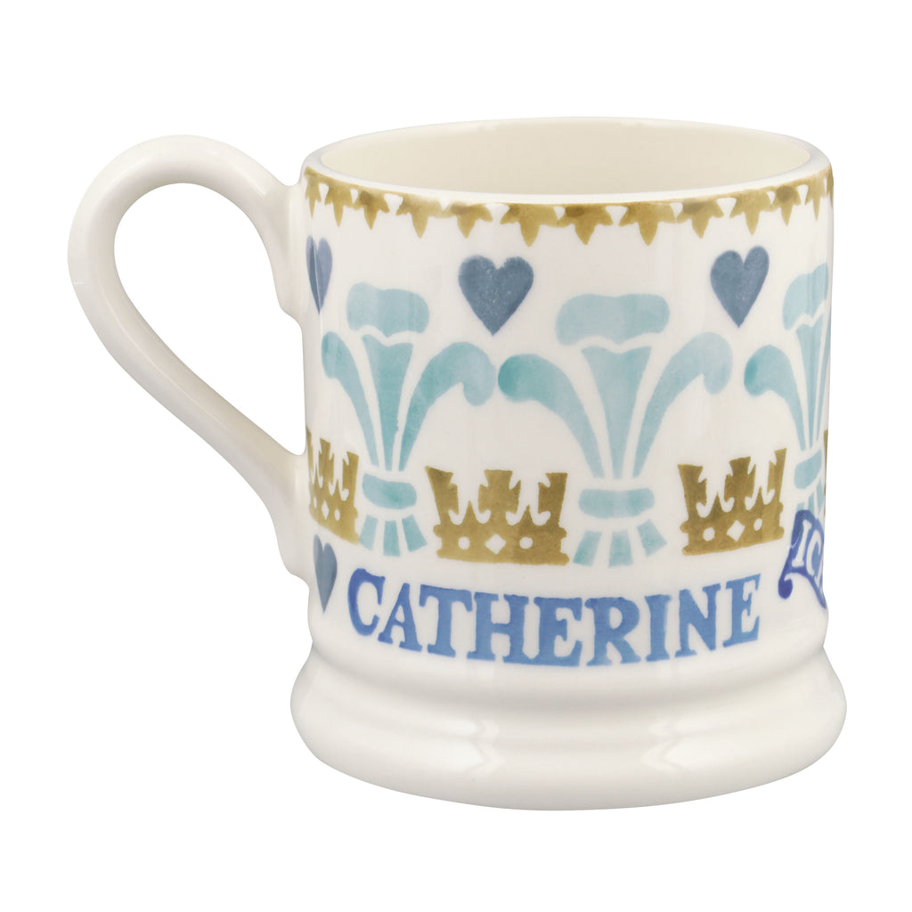 Emma Bridgewater Prince and Princess of Wales 1/2pt mug - Daisy Park