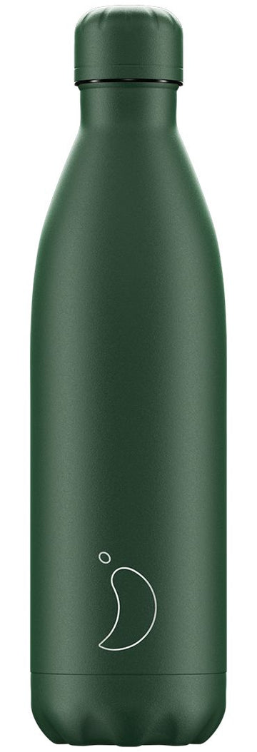 Chilly's Matte All Green 750ml insulated bottle - Daisy Park