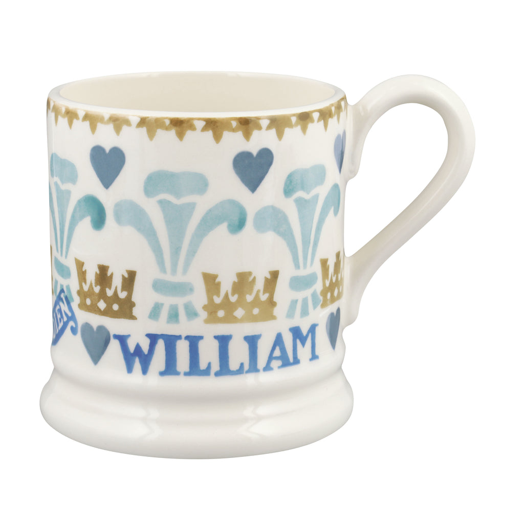Emma Bridgewater Prince and Princess of Wales 1/2pt mug - Daisy Park