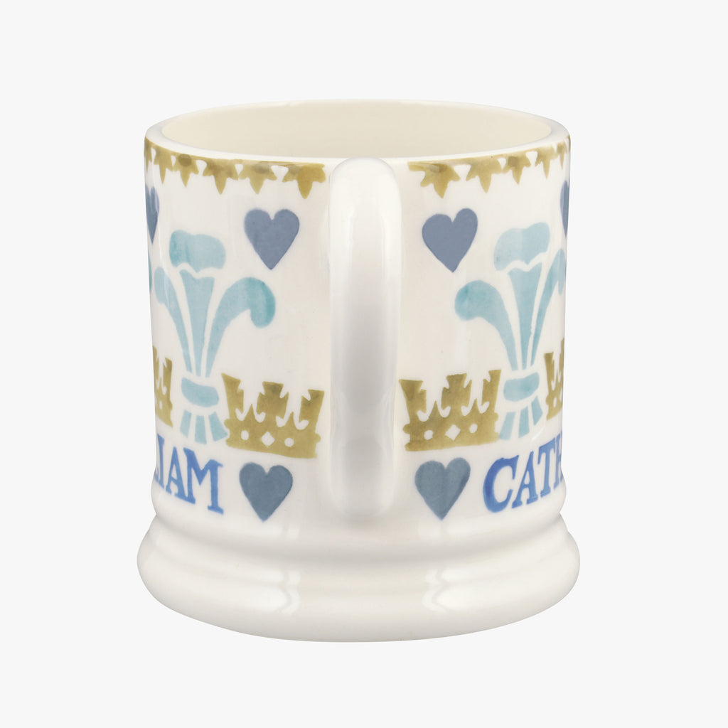 Emma Bridgewater Prince and Princess of Wales 1/2pt mug - Daisy Park