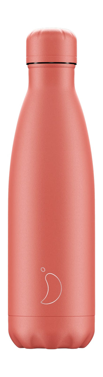Chilly's 500ml pastel All coral insulated bottle - Daisy Park