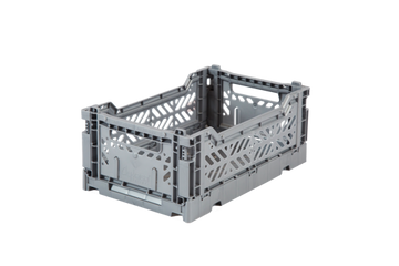 Mini folding crate grey - Daisy Park