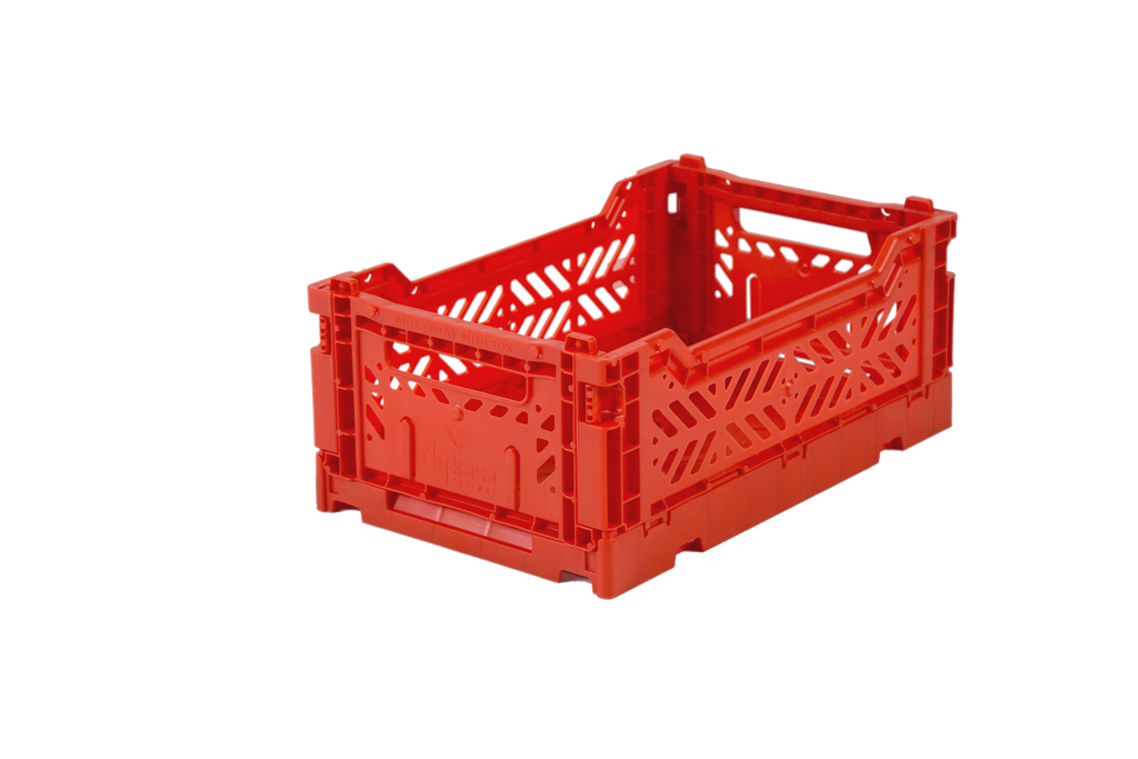 Mini folding crate red - Daisy Park