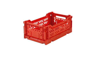 Mini folding crate red - Daisy Park