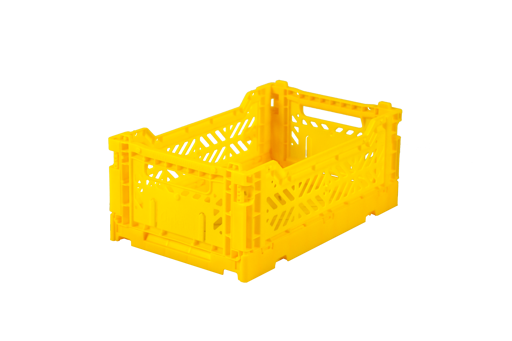 Mini folding crate yellow - Daisy Park