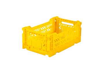 Mini folding crate yellow - Daisy Park