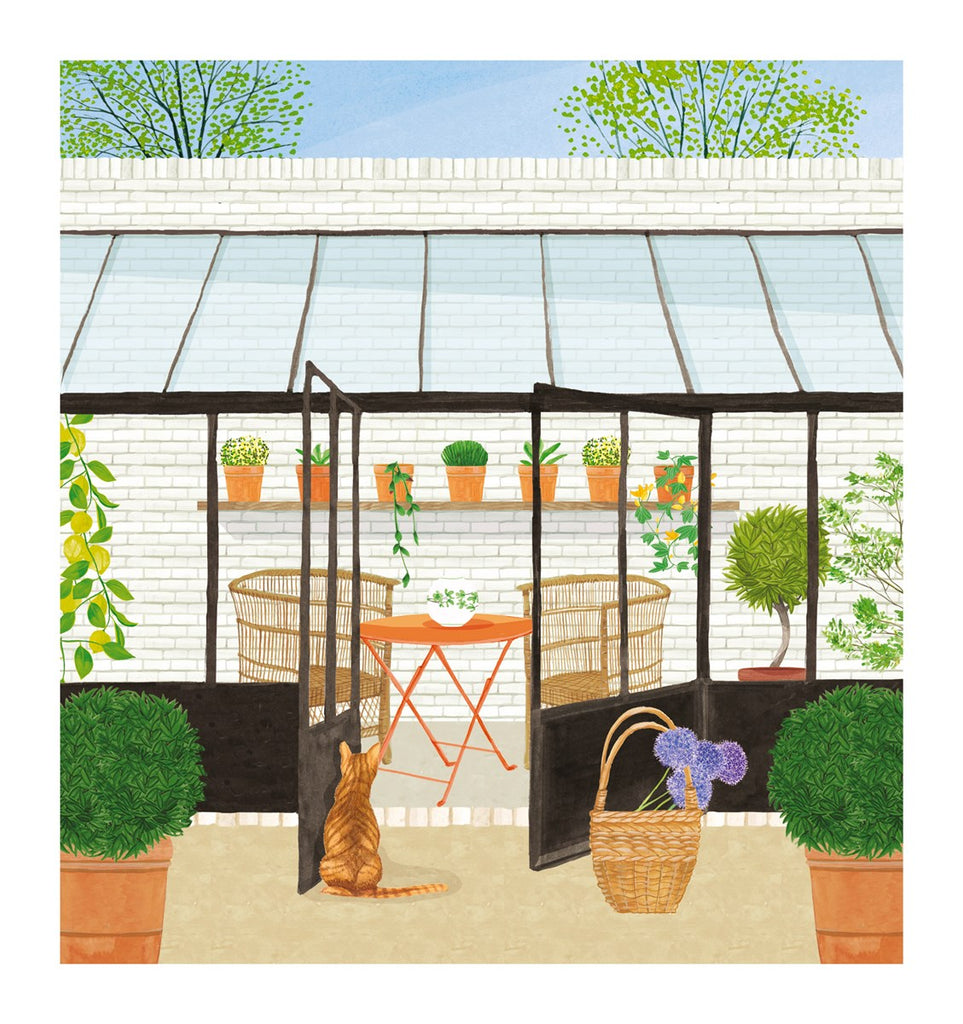 Greenhouse blank card - Daisy Park