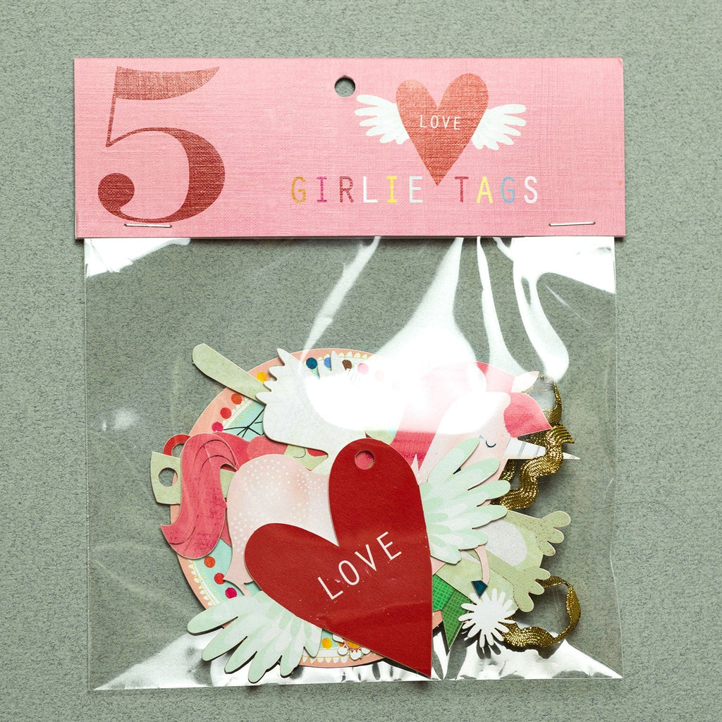Girly tags - pack of 5. - Daisy Park
