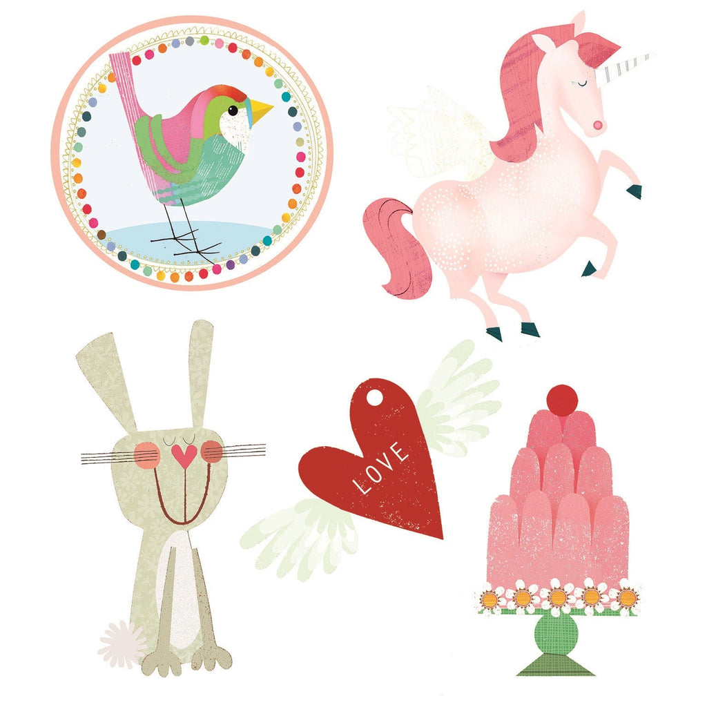 Girly tags - pack of 5. - Daisy Park